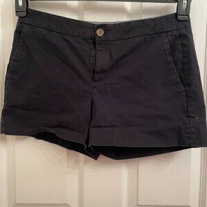 Banana Republic Hampton Fit Black Shorts Stretch size 6